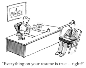 Resume Cartoon